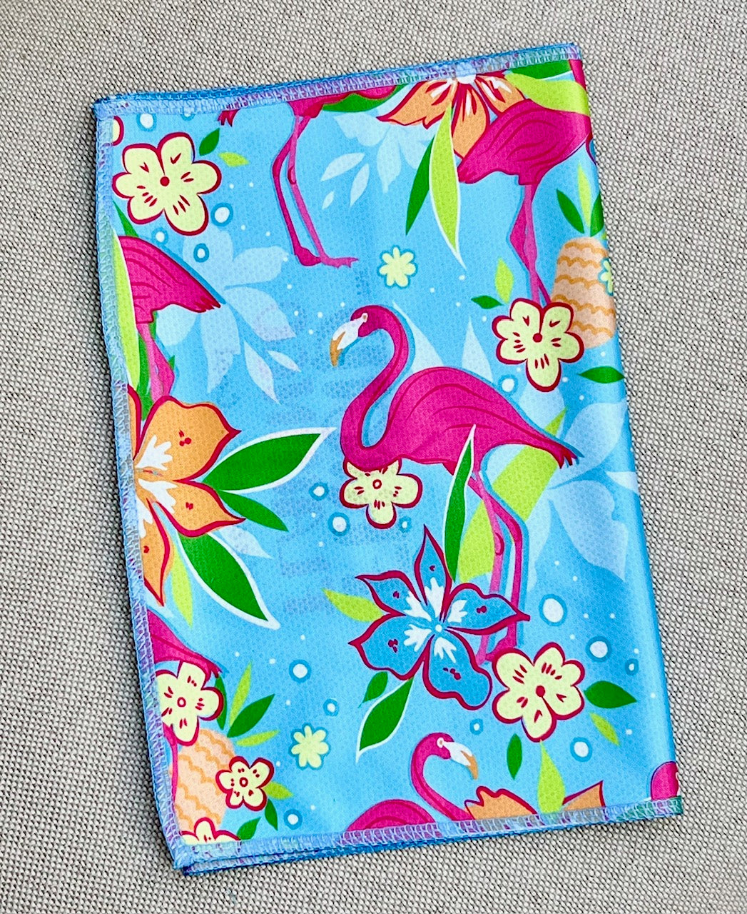 Tropicool Flamingo Cooling Towel