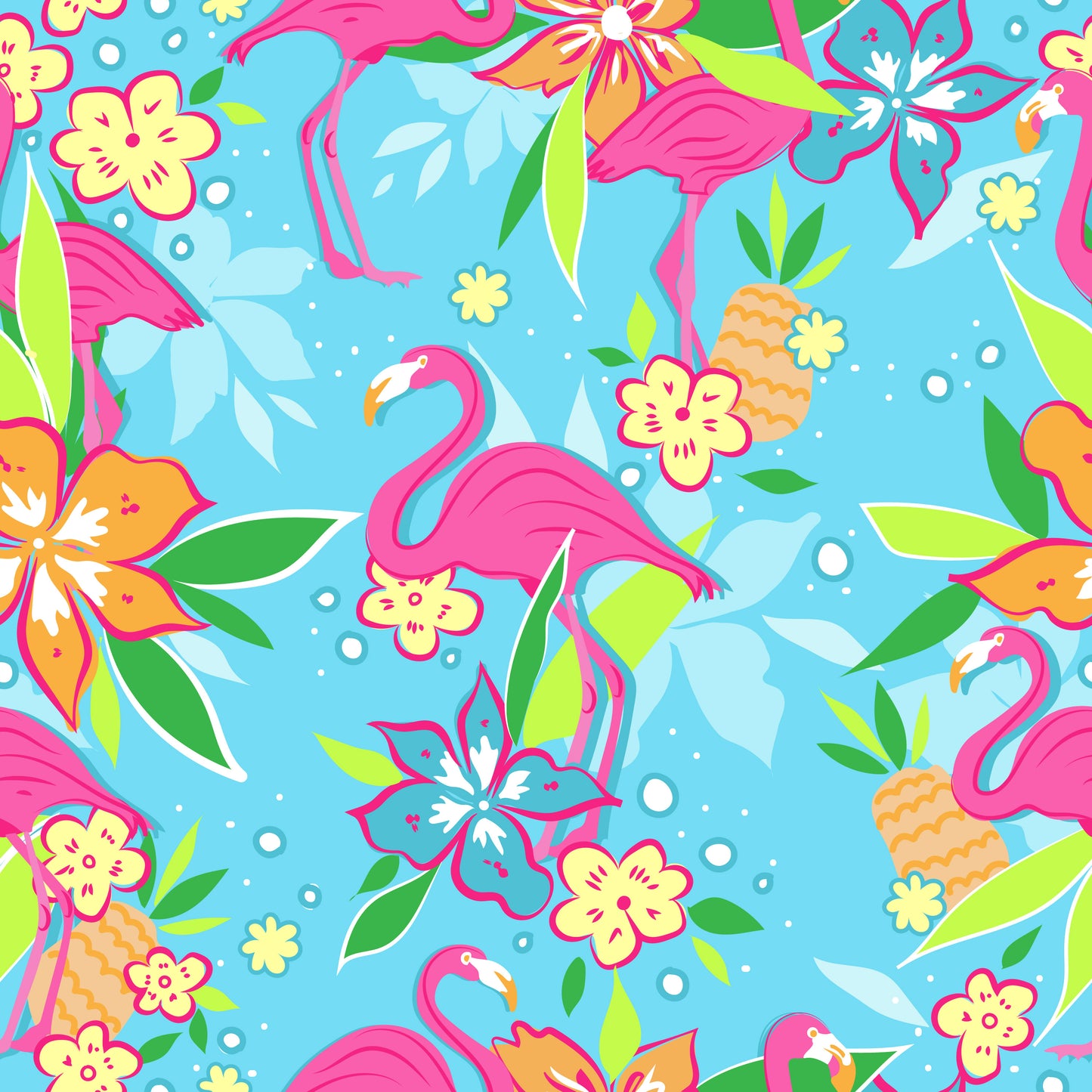 Tropicool Flamingo Cooling Towel